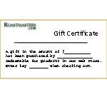 Gift Certificates