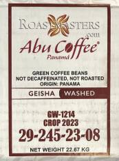 Panama Abu Geisha Cascara Washed Lot GW-1214